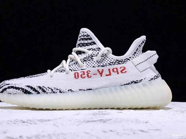 V2 Zebra Black Yeezy CP9654 350 Boost White Adidas 0821